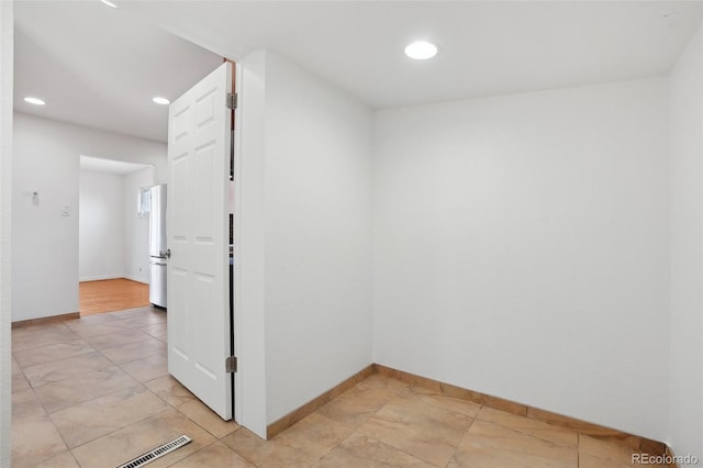 7180 Zuni St, Denver, CO 80221 - unfurnished room featuring visible vents, recessed lighting, and baseboards
