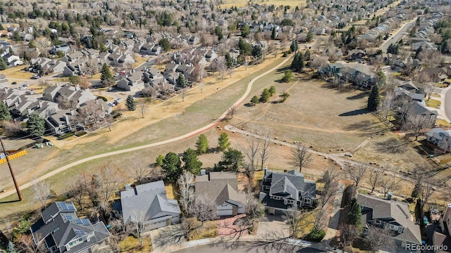 drone / aerial view featuring a residential view