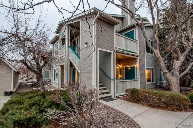 8416 Pebble Creek Way Unit 203, Highlands Ranch, CO 80126 - view of front facade with a balcony