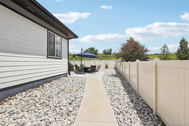 5680 Saddle Skirt St, Parker, CO 80134 - fenced backyard with a patio