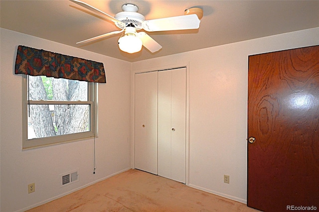 11823 Williams Way, Northglenn, CO 80233 - unfurnished bedroom with light carpet, baseboards, and ceiling fan