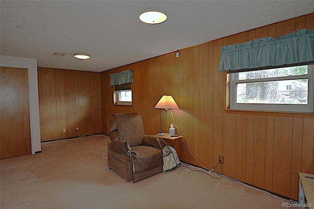 11823 Williams Way, Northglenn, CO 80233 - sitting room with carpet floors and wooden walls