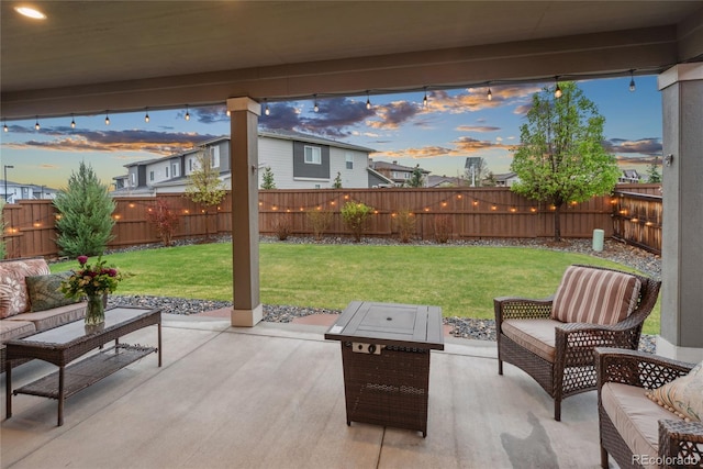 16400 Alberta Dr, Parker, CO 80134 - view of patio / terrace with an outdoor hangout area
