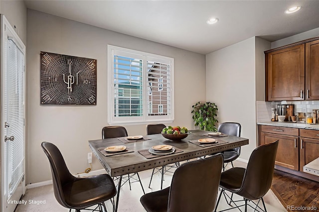 17187 E Cedar Gulch Dr, Parker, CO 80134 - dining space with recessed lighting