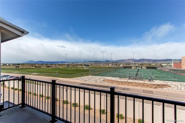 767 Robert St, Longmont, CO 80503 - balcony featuring a mountain view