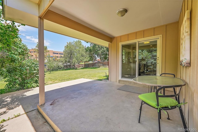 view of patio