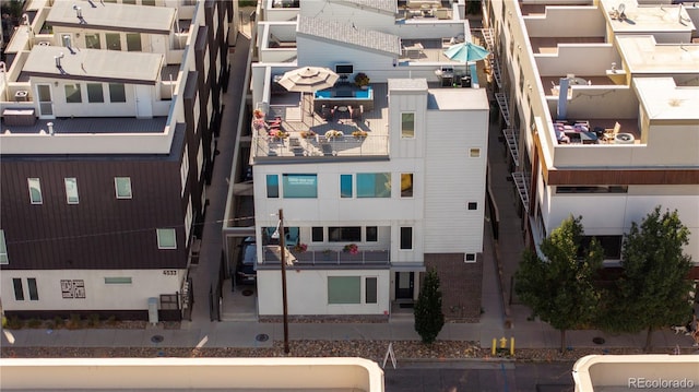 drone / aerial view