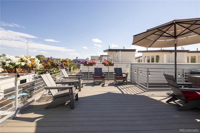 view of deck