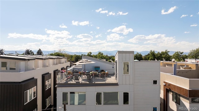 view of property with a mountain view