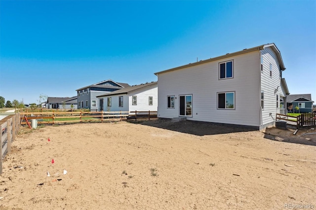 view of rear view of property