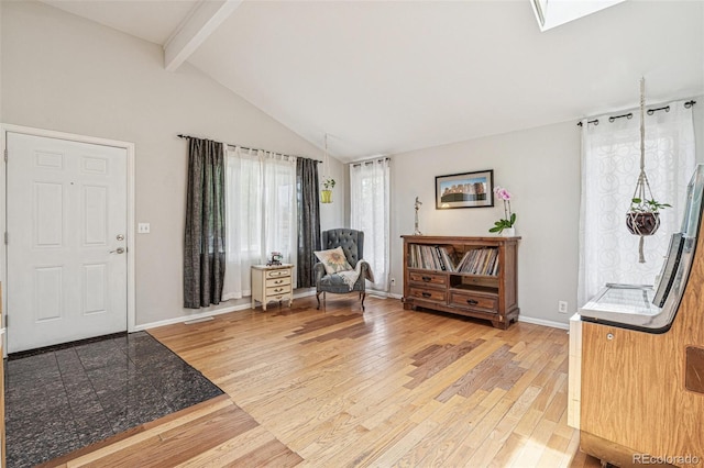 280 Pierce St, Erie, CO 80516 - foyer entrance with light wood-style flooring and baseboards