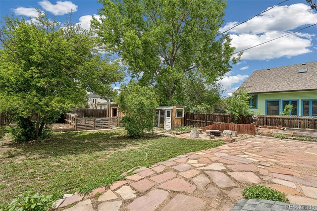 280 Pierce St, Erie, CO 80516 - view of yard featuring a patio