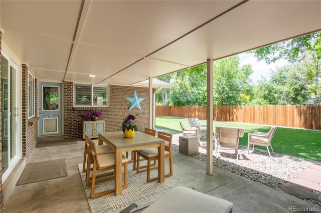 9861 E Ohio Ave, Denver, CO 80247 - view of patio featuring outdoor dining area