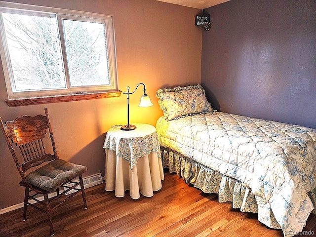 4665 E Peakview Ave, Centennial, CO 80121 - bedroom with wood finished floors and baseboards