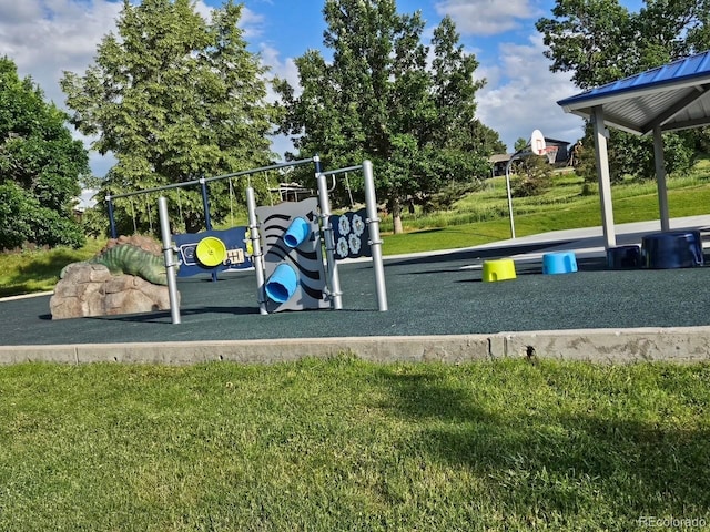 4665 E Peakview Ave, Centennial, CO 80121 - community jungle gym featuring a lawn and a gazebo