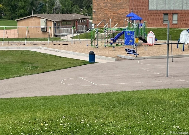 4665 E Peakview Ave, Centennial, CO 80121 - view of sport court with community basketball court