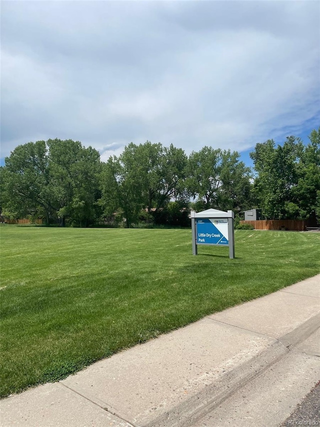 4665 E Peakview Ave, Centennial, CO 80121 - view of green lawn