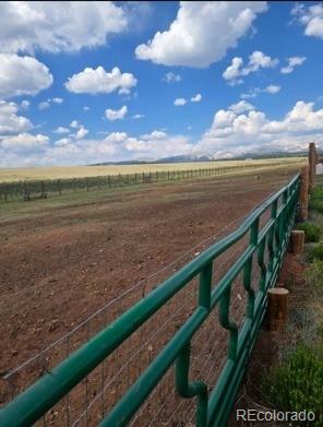 24870 US Highway 285, Fairplay, CO 80440 - view of yard featuring a view of countryside and an outdoor riding arena