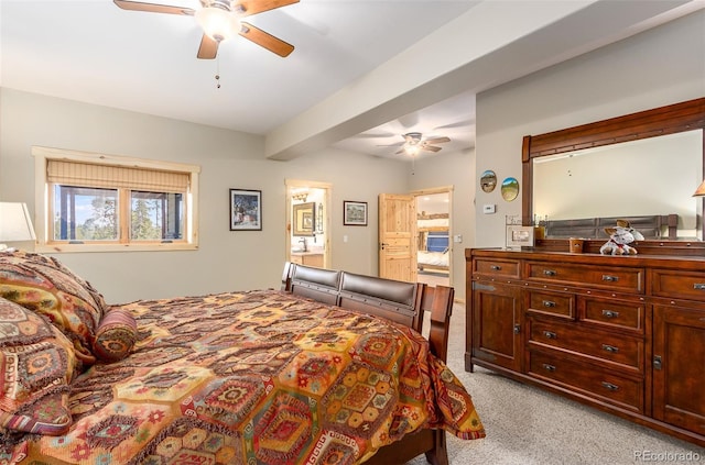 632 Gcr 662, Grand Lake, CO 80447 - bedroom featuring light colored carpet and ceiling fan