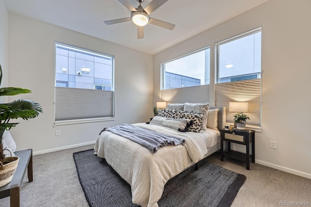 3256 Federal Blvd, Denver, CO 80211 - carpeted bedroom with baseboards and ceiling fan