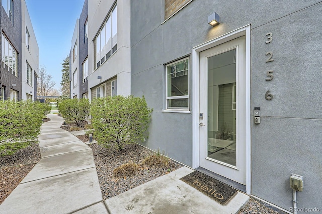 3256 Federal Blvd, Denver, CO 80211 - entrance to property with stucco siding