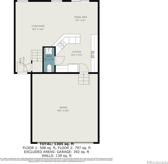 5531 S Quemoy Cir, Aurora, CO 80015 - view of property floor plan