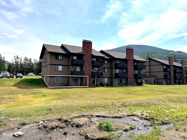 view of property featuring a mountain view