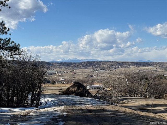 view of mountain feature