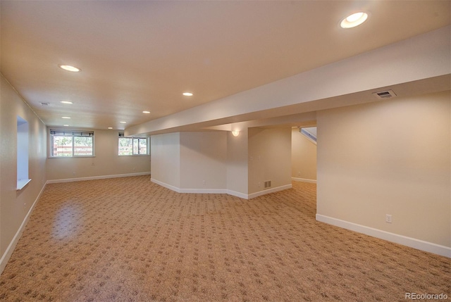 1839 Caleta Trl, Longmont, CO 80504 - below grade area with recessed lighting and light colored carpet