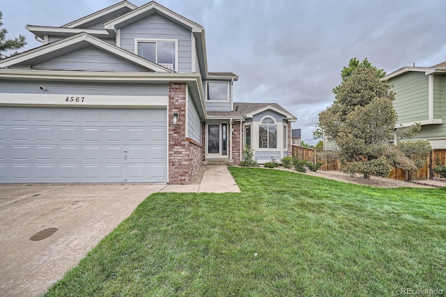 4567 Flanders Way, Denver, CO 80249 - traditional-style house featuring brick siding and driveway