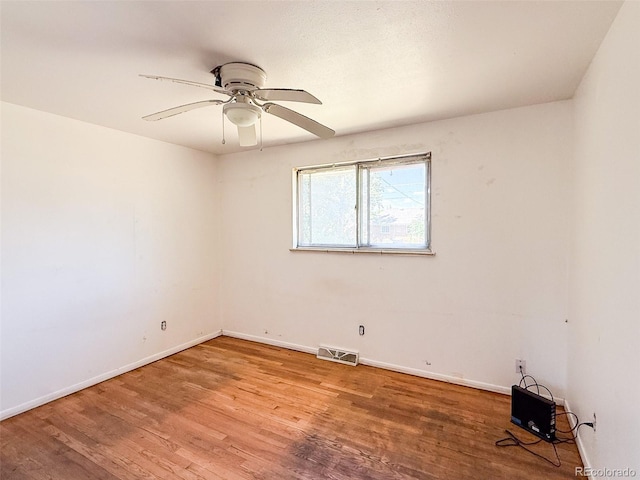 8771 Rutgers St, Westminster, CO 80031 - unfurnished room featuring light wood-style flooring and ceiling fan
