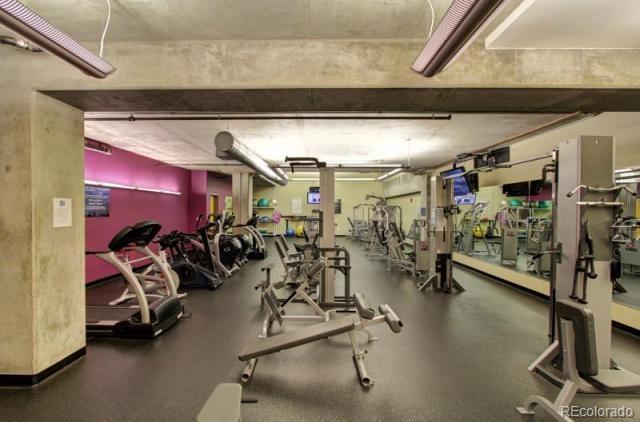 1401 Wewatta St # 101And # 102, Adjoined Denver, CO 80202 - view of gym