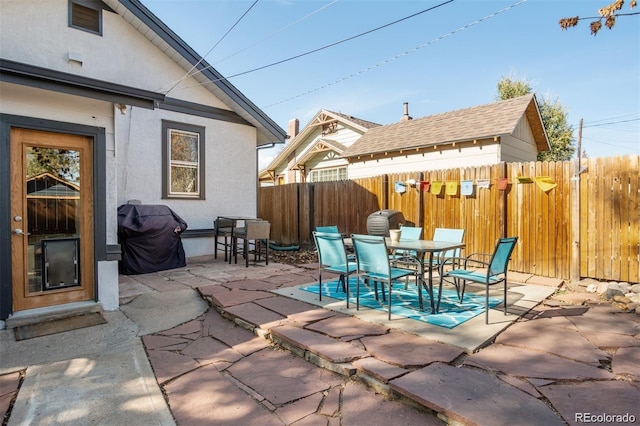 view of patio / terrace with grilling area