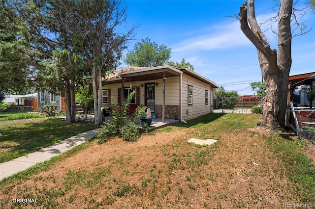 5481 Leyden St, Commerce City, CO 80022 - view of front of home featuring stone siding
