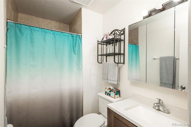 12296 Birch St, Thornton, CO 80241 - full bath featuring vanity and a shower with shower curtain