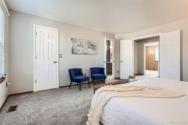 6367 Xavier St, Arvada, CO 80003 - bedroom with carpet flooring, baseboards, and a textured ceiling