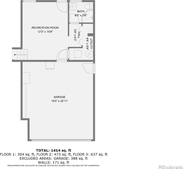 6367 Xavier St, Arvada, CO 80003 - floor plan / room layout