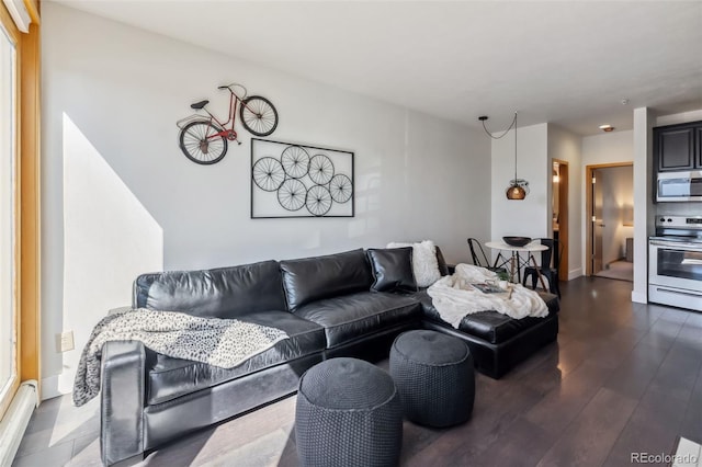 91400 Ryan Gulch Rd Unit 91406B, Silverthorne, CO 80498 - living room featuring dark wood-style floors