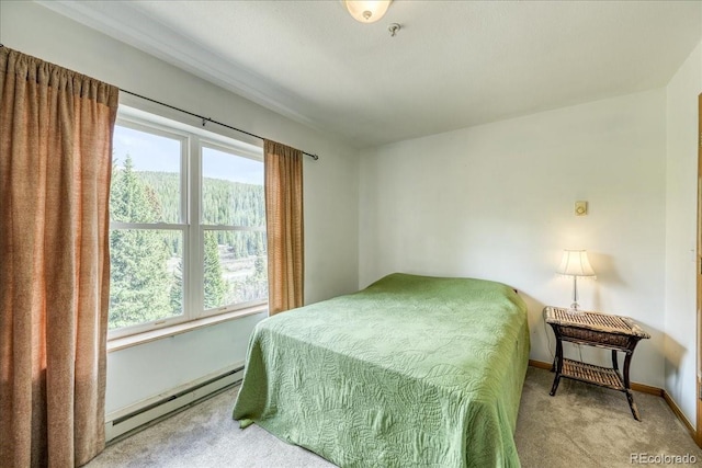 234 Carroll Ln, Breckenridge, CO 80424 - carpeted bedroom with baseboard heating and baseboards