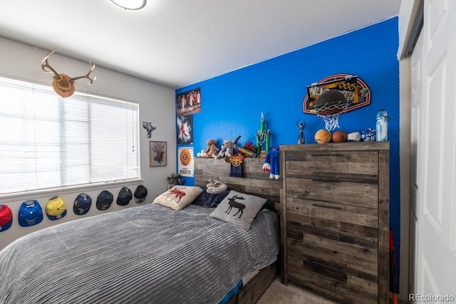 bedroom featuring a closet