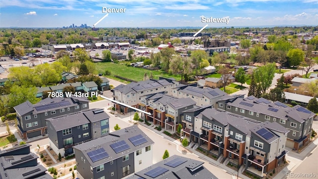 7808 W 43rd Pl, Wheat Ridge, CO 80033 - bird's eye view
