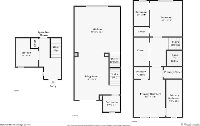 7808 W 43rd Pl, Wheat Ridge, CO 80033 - room layout