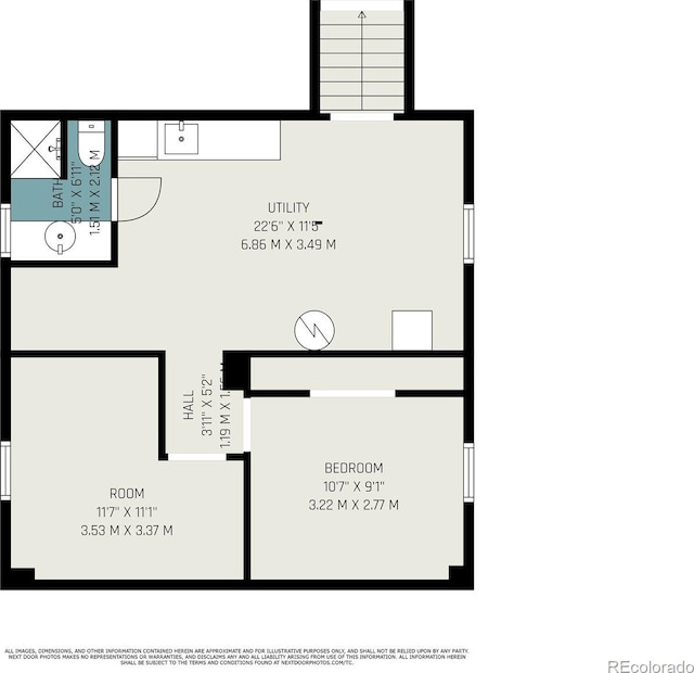 4635 Teller St, Wheat Ridge, CO 80033 - floor plan / room layout