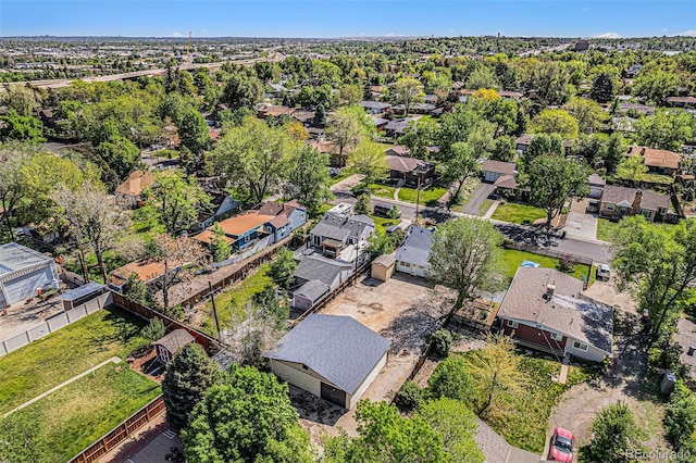 4635 Teller St, Wheat Ridge, CO 80033 - aerial perspective of suburban area