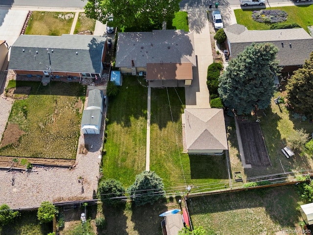 3018 S Depew St, Denver, CO 80227 - aerial view of property and surrounding area featuring nearby suburban area