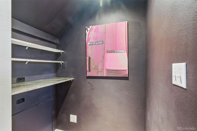view of storage room