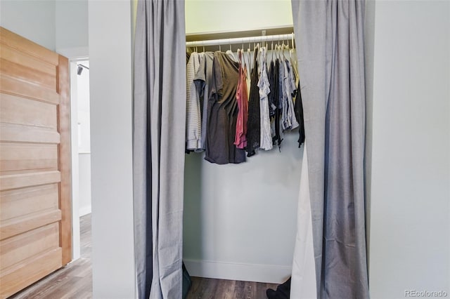 view of closet