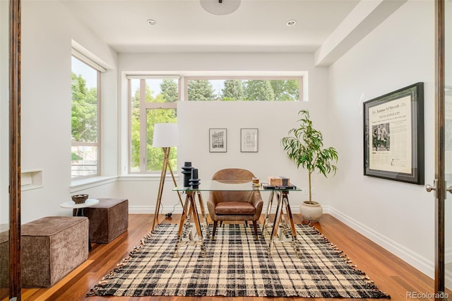 2990 Osceola St, Denver, CO 80212 - dining room featuring wood finished floors and baseboards