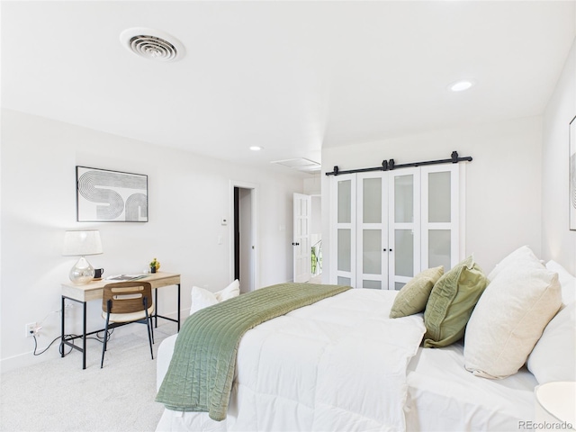 3957 S Peach Way, Denver, CO 80237 - carpeted bedroom featuring recessed lighting