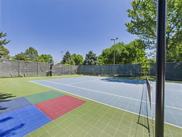 3957 S Peach Way, Denver, CO 80237 - view of tennis court with community basketball court